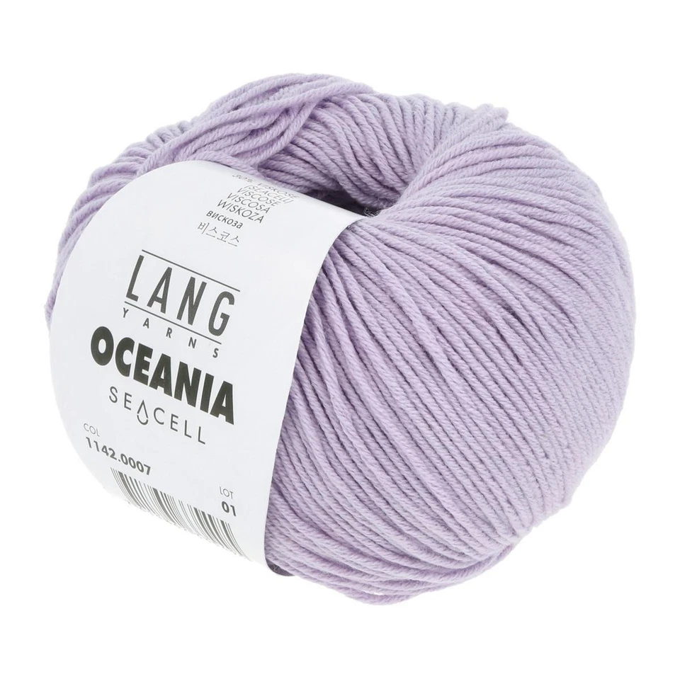LANG YARNS Lana Creativa! Filati lunghi - Oceania Fb. 7 lilla 50 g