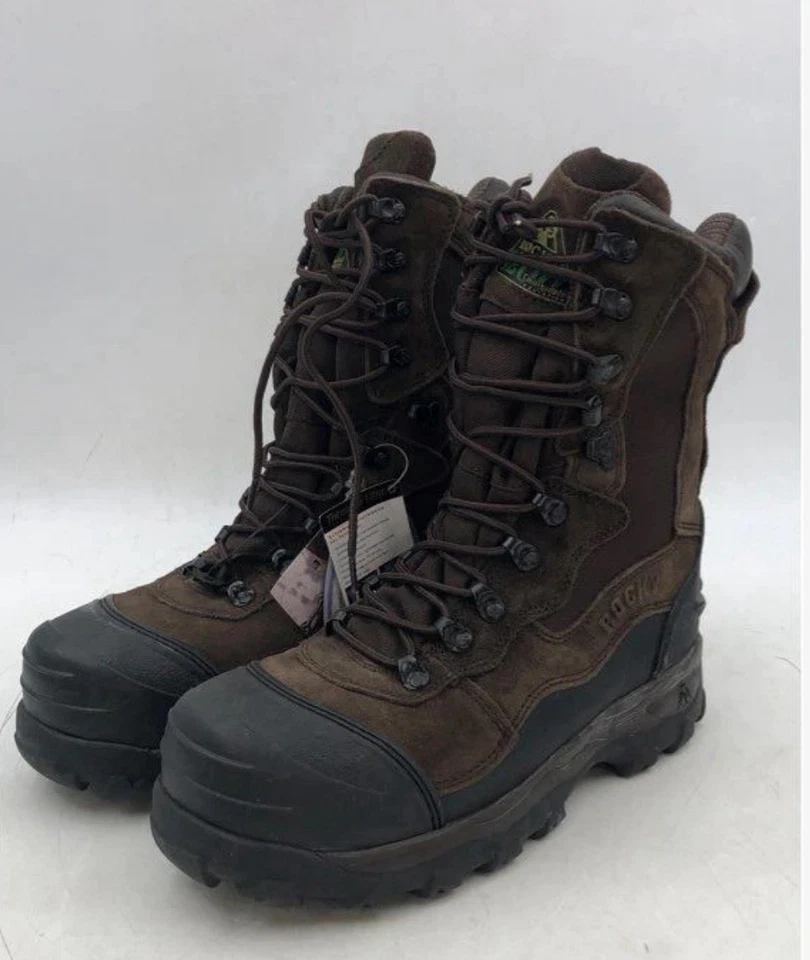Botas Rocky Hombre Exterior Marrón Resistente al Agua NUEVAS Foto 2 de 4