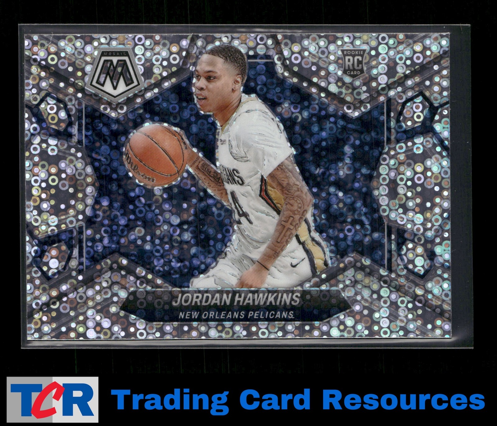 2023-24 Panini Mosaic #243 Jordan Hawkins Fast Break Silver