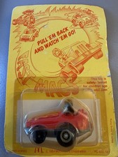 1984 McDonalds Fast Macs Hamburglar Pull Back Roadster Toy MOC Sealed