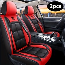 Universal Luxury Leather Car Seat Covers Front Rear Full Set Cushion Protector Universal Luxury Leather Car Seat Covers Front Rear Full Set Cushion Protector