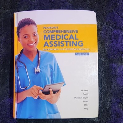 Pearson's Comprehensive Medical Assisting Third Edition Hardcover Book