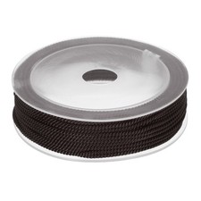 Trim Cord Rope 2mm Nylon Twisted Braid Trim Rope 0.08" 14 Yards Coffee