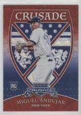 2018 Panini Chronicles Crusade Ruby Wave Prizm 113/199 Miguel Andujar #9 00gy