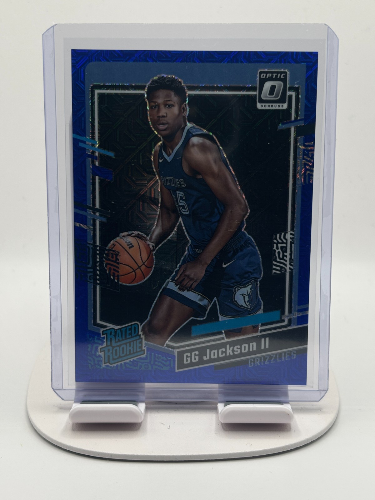 2023-24 Panini Donruss Optic GG Jackson Blue Choice /24 Grizzlies 
