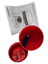 Tupperware Handy Spiral Gemüseschneider Spiralschneider Rot Weiß mit Anleitung