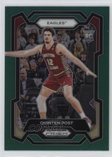 2024-25 Panini Prizm Draft Picks Green Prizm Quinten Post #73 1h1n