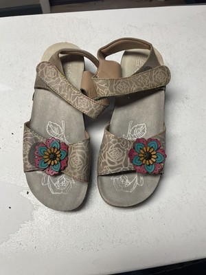 L'Artiste Spring Step Ladies Ankle Strap Slide Sandals - Size 39