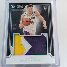 2024-25 Panini Noir - Rookie Jumbo Material Dalton Knecht #RJM-DAL /99 (MEM, RC)