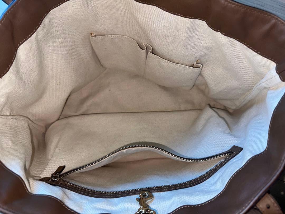 Gucci Micro Shima Leather Tote Bag Slightly Damaged Authentic Ladies Fashion thumbnail 7