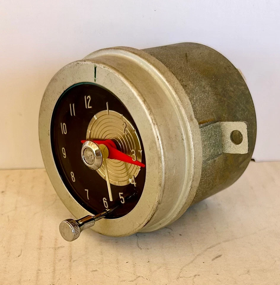 Reloj eléctrico MoPar Chrysler Imperial tablero 1956 original usado como nuevo funciona 56 Foto 3 de 4