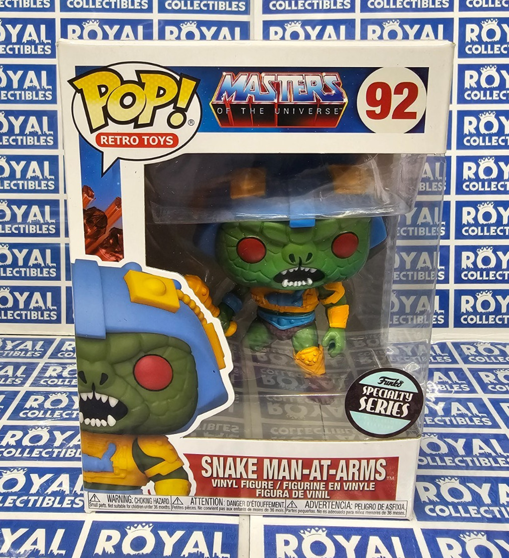 Funko Pop Vinyl Figure Retro Toys Masters of the Universe Snake Man-At-Arms #92