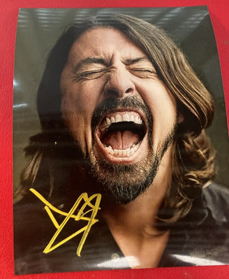 Dave Grohl | Nirvana Foo Fighters | Autogramm Autograph original 