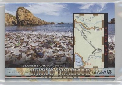2019 Goodwin Champions World Traveler Map Relics Glass Beach Calif #WT-201 so4