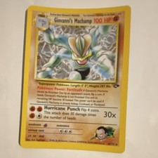 Pokémon Giovanni's Machamp 6/132 Gym Challenge Holo Rare Unlimited English 100HP on eBay
