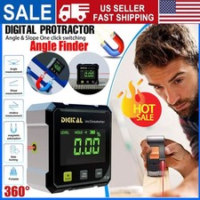 Digital Angle Finder with Electronic Laser 4-Side Magnetic Angle Gauge 2026