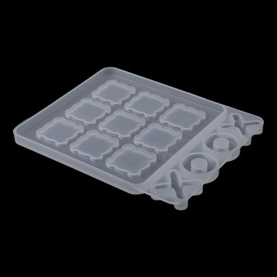 X O Board Games Epoxy Casting Silicone Mold for Diy Family Party Game Diy Making