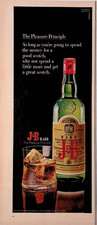 1971 J & B Rare The Pleasure Principle J & B Scotch Vintage Print Ad LIFE April9