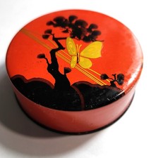 Vintage IBM Electric Pure Silk  Typewriter Ribbon Tin No 33 Black Nice thumbnail