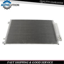 4688 AC A/C Condenser Replacement For 2015 2016 2017 Ford Mustang 3.7L 5.0L 5.2L