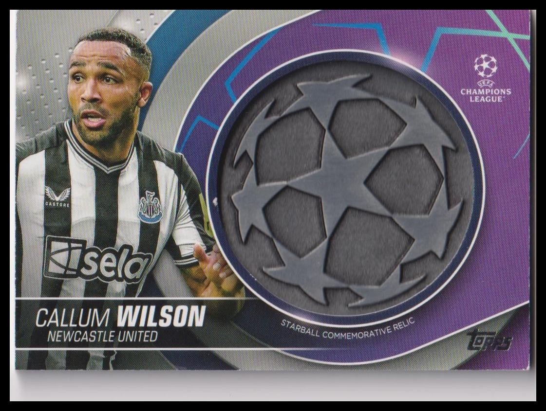 Callum Wilson 2023-24 Topps UEFA #SC-CW Starball Commemorative Relics