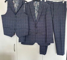 Harry Brown 3 Piece Suit 42" Chest 36" Waist