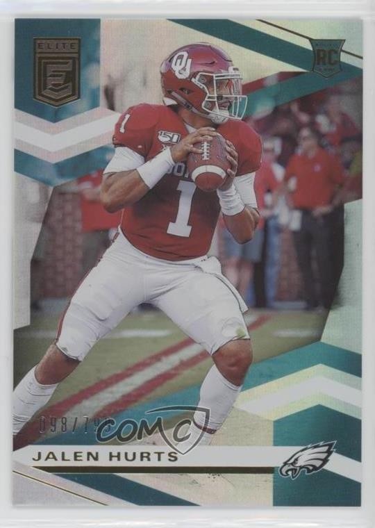 2020 Panini Donruss Elite Rookies 98/799 Jalen Hurts #108 9m2
