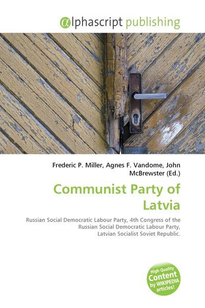 Communist Party Of Latvia Frederic P. Miller (U. A.) Taschenbuch Englisch 2026-image