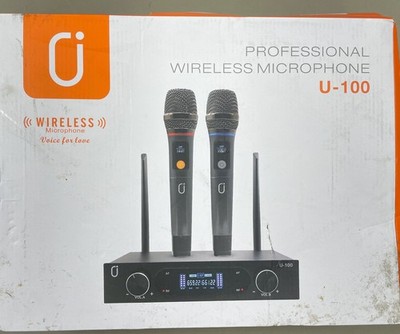 Wireless Microphones, Professional UHF Dual Microphones for Home Karaoke