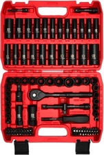 95pcs 38 Drive Master Impact Socket Set With Case Sae And Metricdeepshallow 95pcs 38 Drive Master Impact Socket Set With Case Sae And Metricdeepshallow