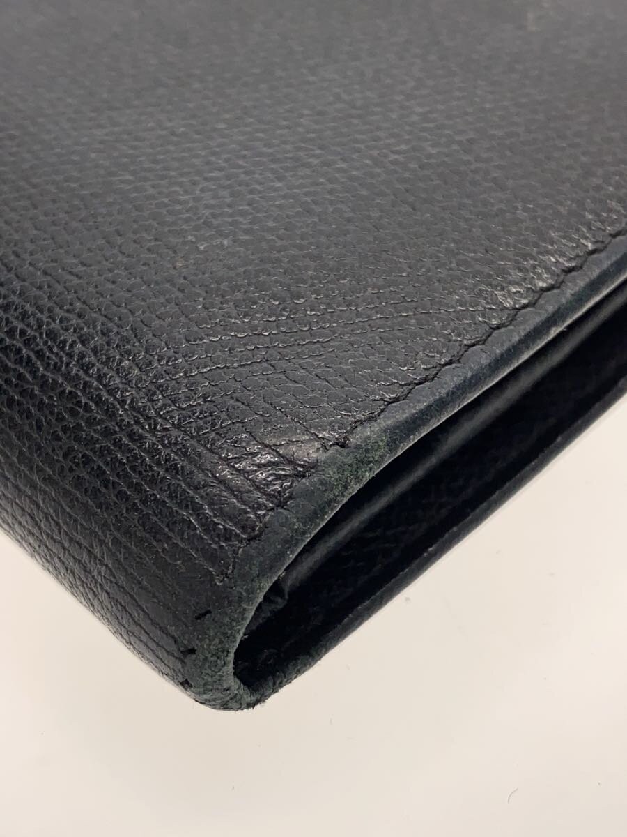 CHANEL Coco Button Compact Long Wallet Leather BL… - image 7