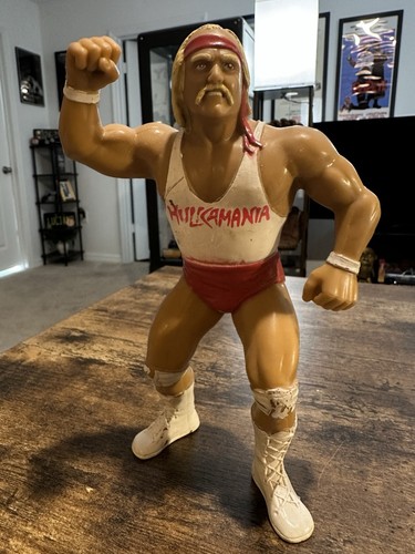 Hulk Hogan White Shirt Vintage 1988 LJN WWF WWE Wr...