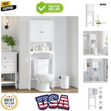 Over The Toilet Storage Cabinet, Bathroom Shelf Over Toilet, Bathroom Storage...