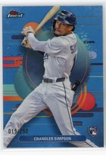 2025 Topps Finest - Uncommon Chandler Simpson #177 Sky Blue Refractor /250 (RC)