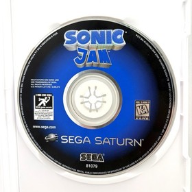 Sega Saturn Sonic Jam (Sega Saturn, 1997) Replacement Case & Artwork