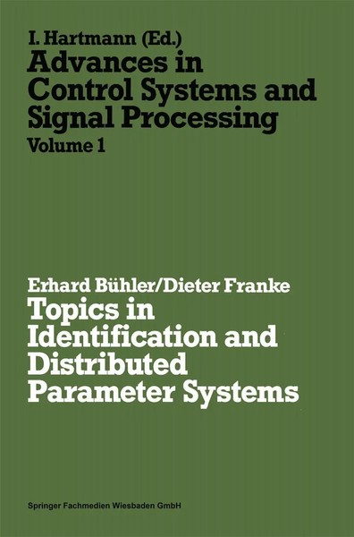 Erhard BüHler | Topics In Identification And Distributed Parameter Systems-image
