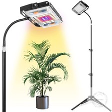 Grow Light with Stand, Full Spectrum LED Floor Plant Light for Indoor Plants