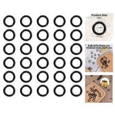 30Pcs Propane O-Rings for Soft Nose POL Seal Fittings, Rubber Leak-Proof Sealing