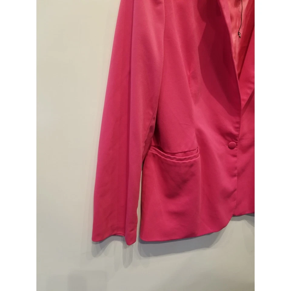 Único 21 Nuevo Barbie Rosa Blazer Chaqueta Trabajo Carrera Oficina Chaqueta Talla Grande 18 Foto 3 de 4