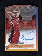 2014 Panini Preferred Rookie Crown Royale Gold 1/10 Bruno Caboclo #221 Auto tq4