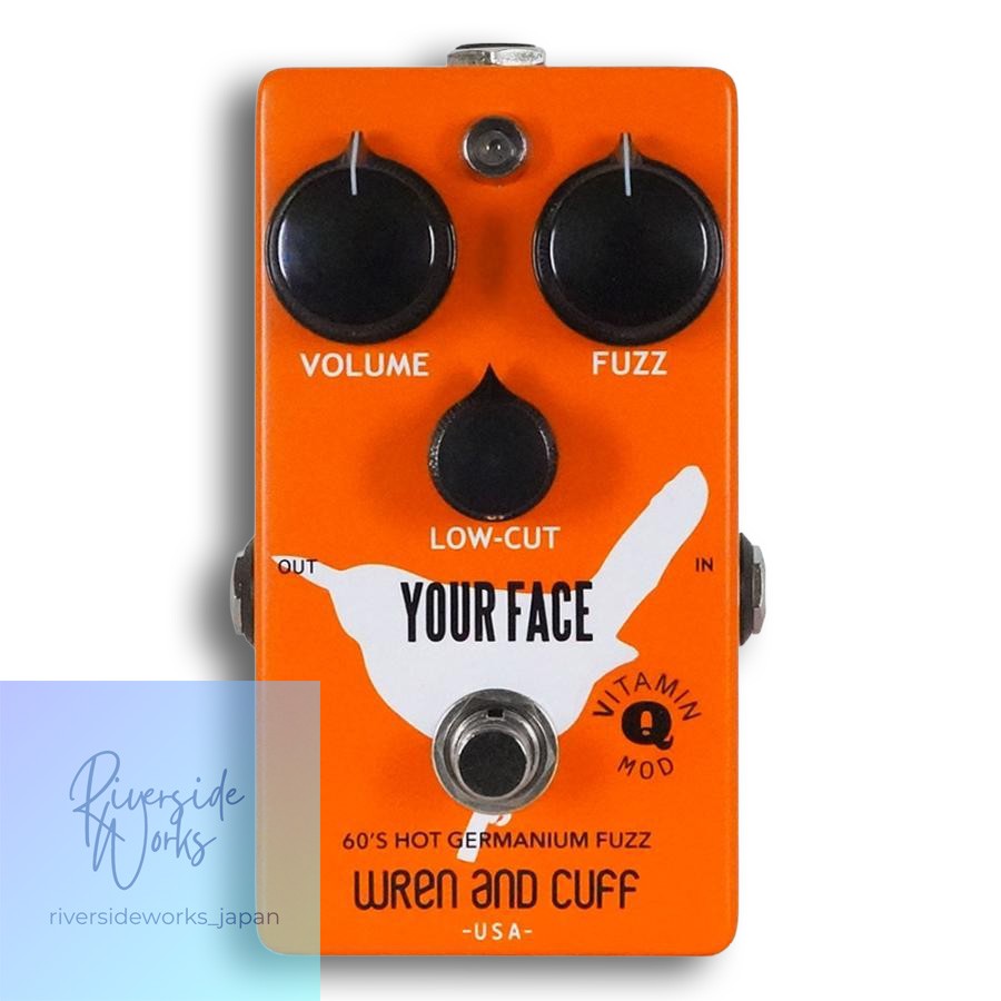 Wren and Cuff Your Face 60s Vitamin Q Mod Orange Fuzz Pedal | eBay