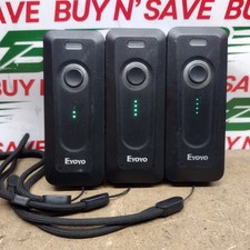 Lot of 3- Eyoyo Portable Mini 2D QR Bluetooth Barcode Scanner - NoChrgrs - USED