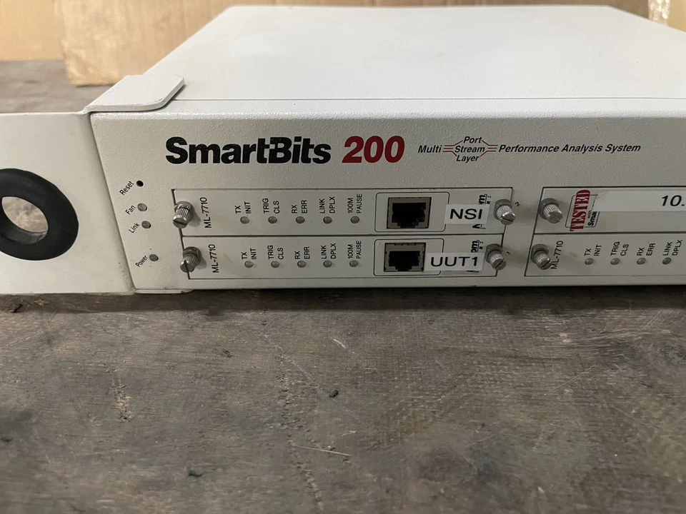 Spirent SmartBits 200 SMB-0600 w/ 3× ML-7710 Modules Network Test System As-Is - Image 2 of 4