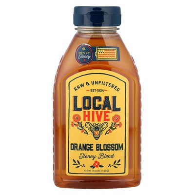 Honey Blend, Orange Blossom, Raw & Unfiltered, 16 oz (453.5 g)