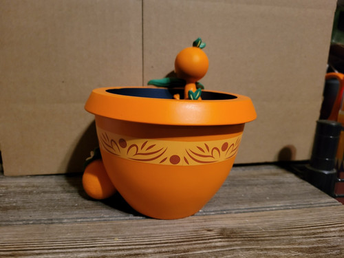 2024 Disney Parks WDW EPCOT Flower & Garden Orange Bird Planter Flower Pot - Picture 2 of 2