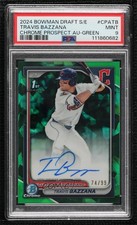 2024 Bowman Chrome Draft Sapphire Edition Green 74/99 Travis Bazzana Auto 0xh3