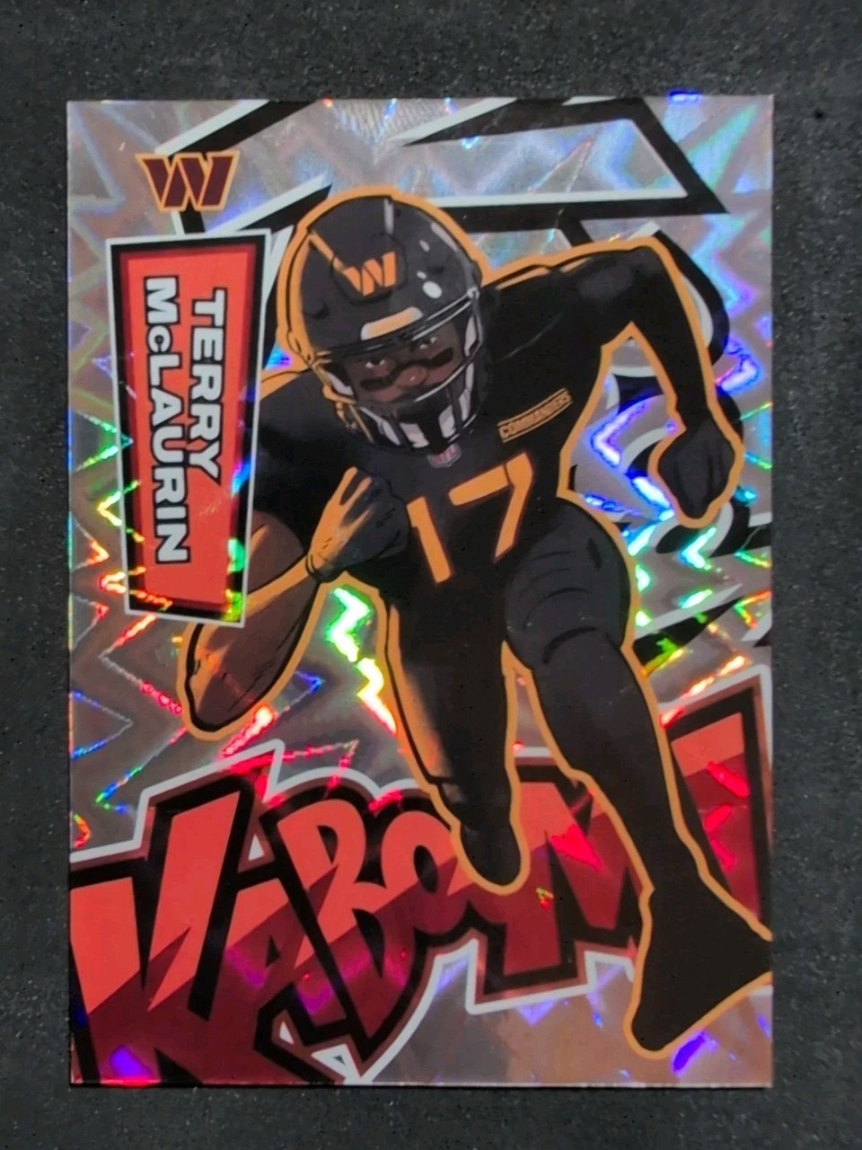2025 Panini Absolute TERRY McLAURIN Kaboom (Vertical) Commanders