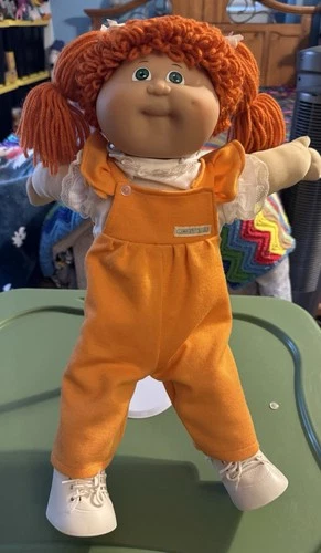 Cabbage Patch Jesmar Kid HM #3 girl red poodle pigtails and green eyes  🧡