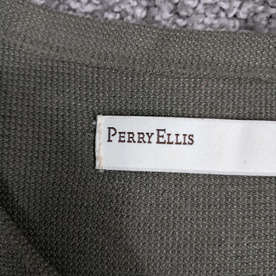 Perry Ellis Men's T-Shirt Green 2X-Large - Image 3 of 4