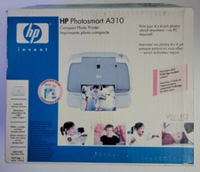 HP Photosmart A310 Mobile Digital Photo Inkjet Printer, See Description.